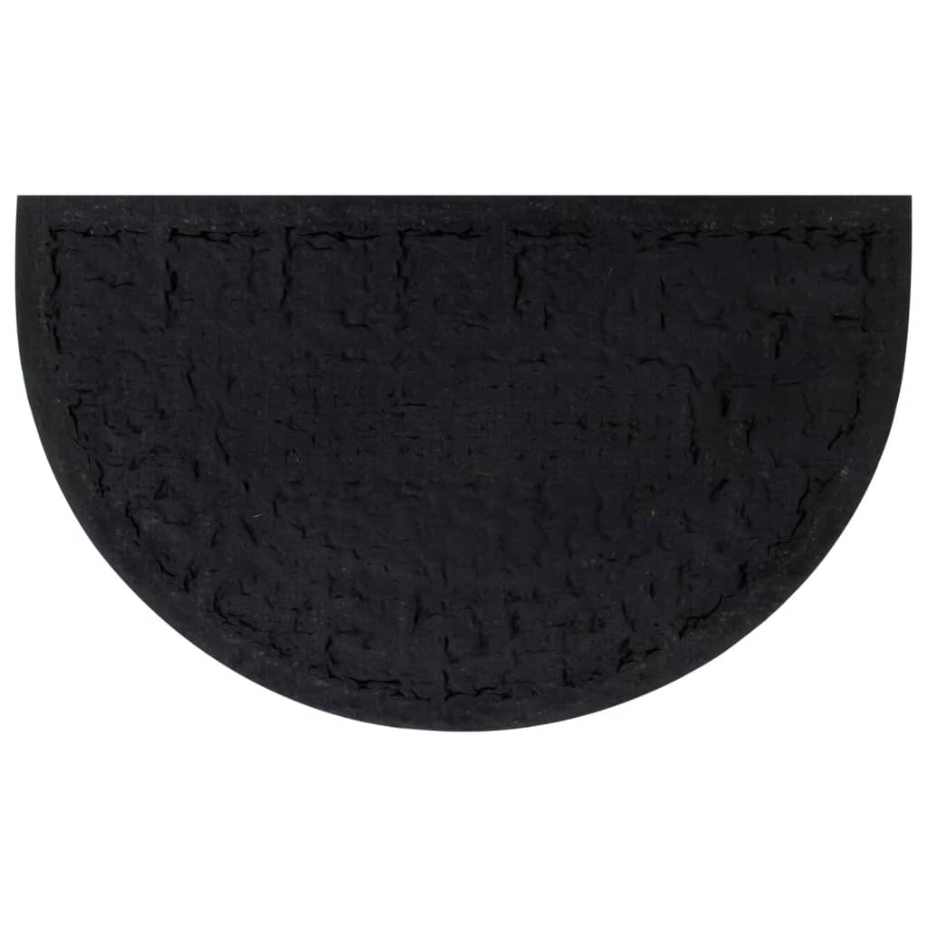Zerbino Mezzo Rotondo 45X75 Cm In Gomma E Fibra Di Cocco