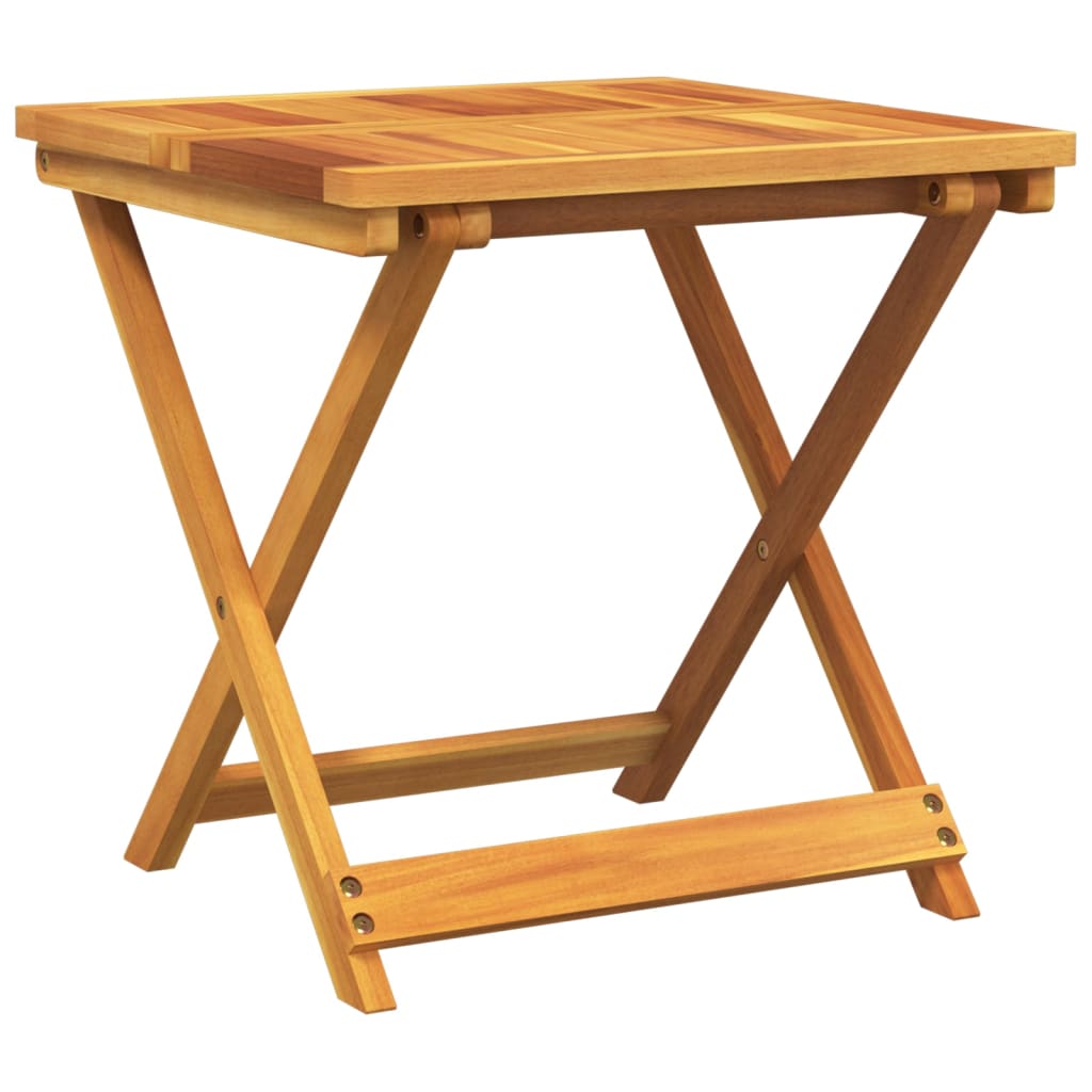 Tavolo Da Giardino Pieghevole Legno Massello Acacia
