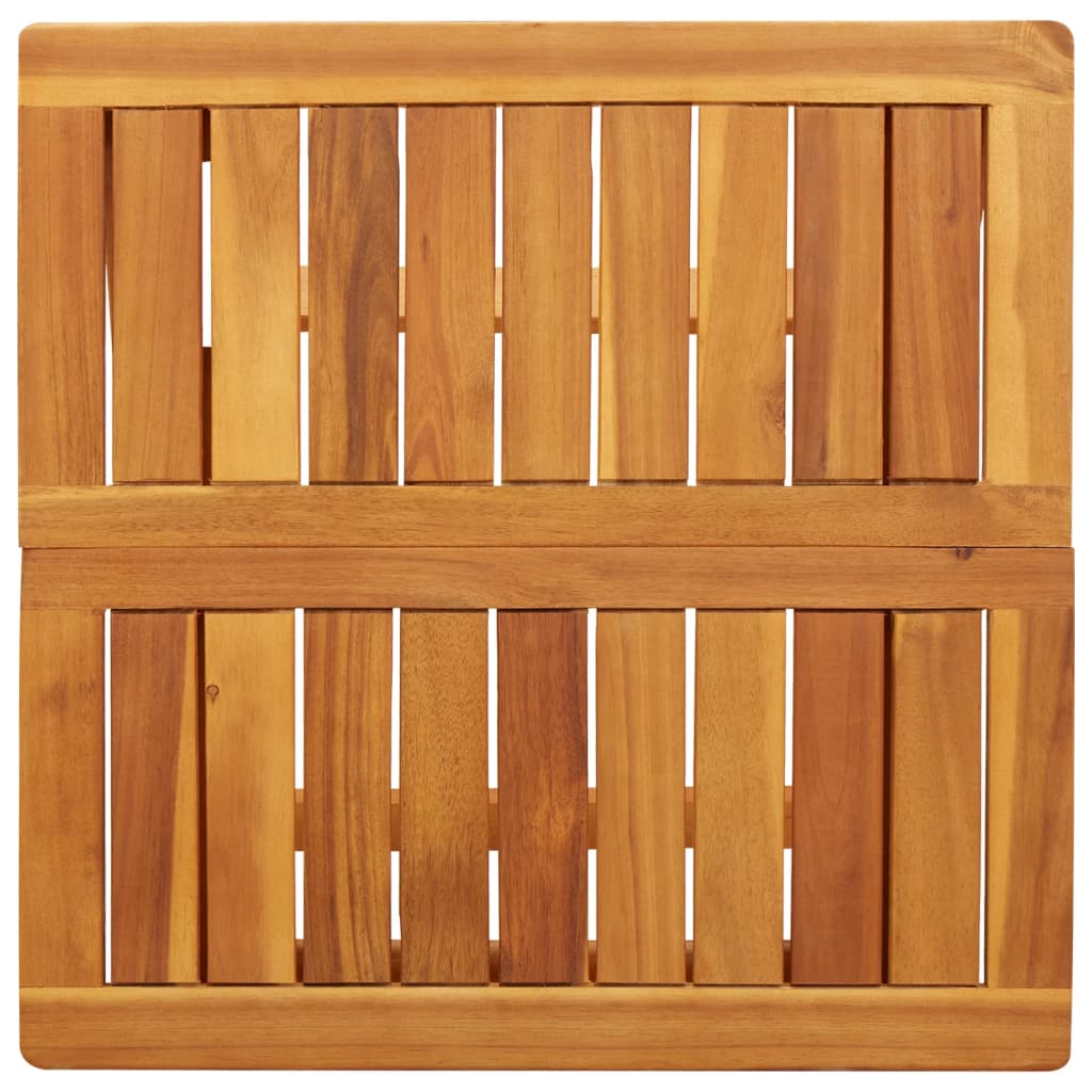 Tavolo Da Giardino Pieghevole Legno Massello Acacia