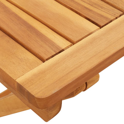 Tavolo Da Giardino Pieghevole Legno Massello Acacia