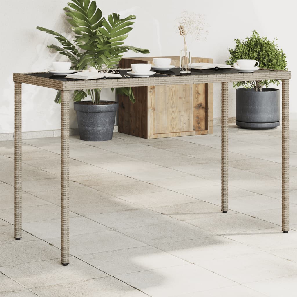 Tavolo Giardino Con Piano 115X54X74 Cm Polyrattan