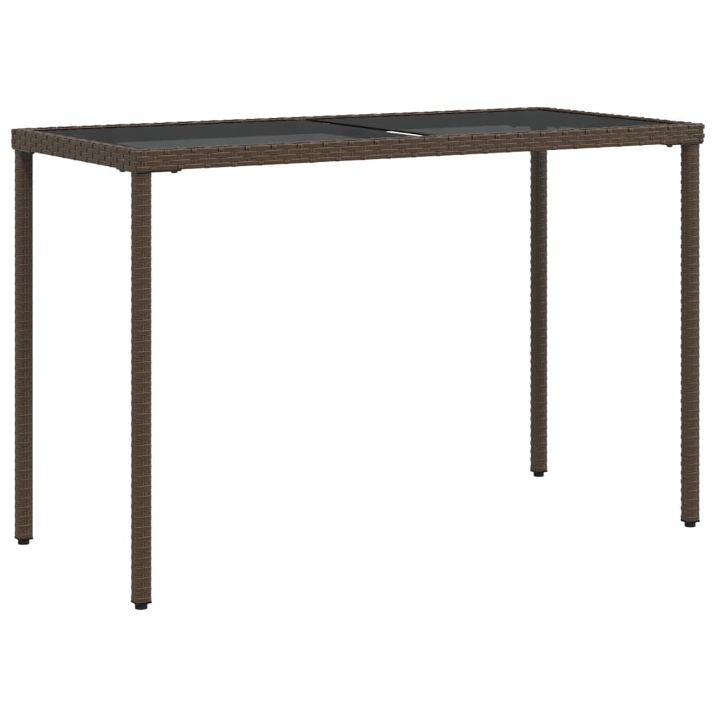 Tavolo Giardino Con Piano 115X54X74 Cm Polyrattan