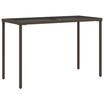 Tavolo Giardino Con Piano 115X54X74 Cm Polyrattan