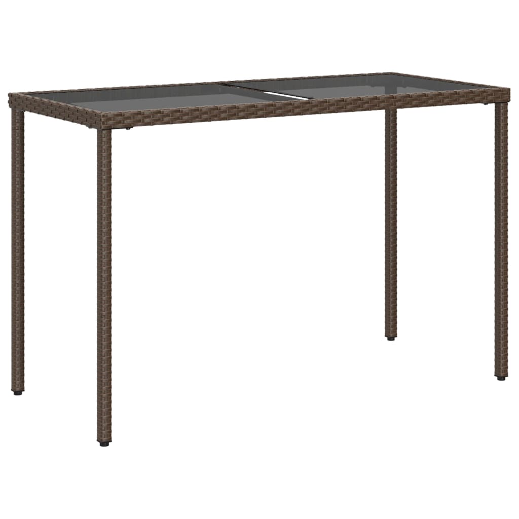 Tavolo Giardino Con Piano 115X54X74 Cm Polyrattan