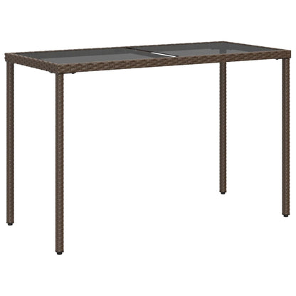 Tavolo Giardino Con Piano 115X54X74 Cm Polyrattan