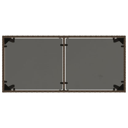 Tavolo Giardino Con Piano 115X54X74 Cm Polyrattan