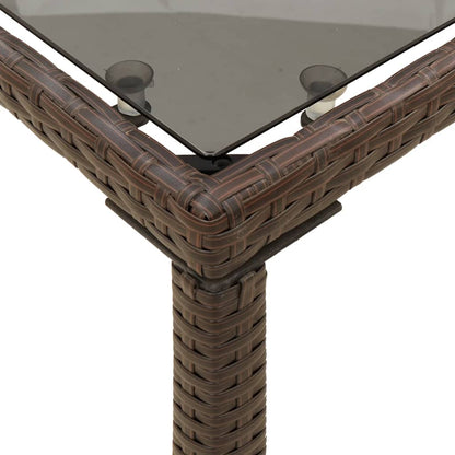 Tavolo Giardino Con Piano 115X54X74 Cm Polyrattan