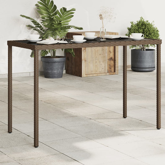 Tavolo Giardino Con Piano 115X54X74 Cm Polyrattan