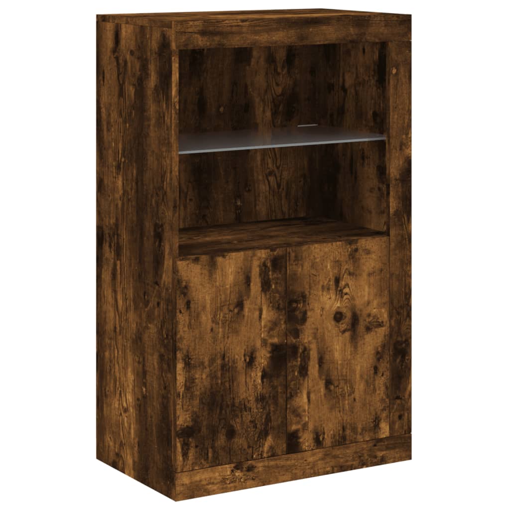 Armadietto Con Luci Led In Legno Multistrato