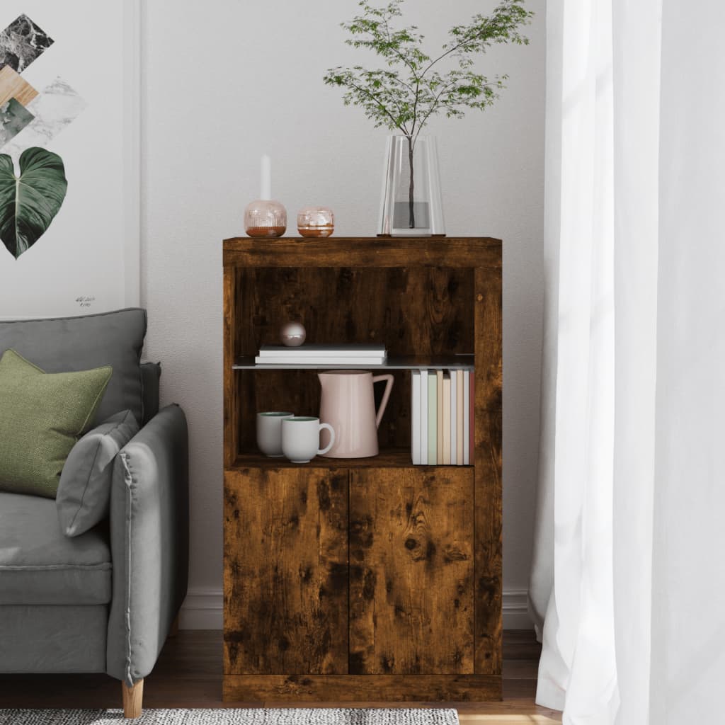 Armadietto Con Luci Led In Legno Multistrato