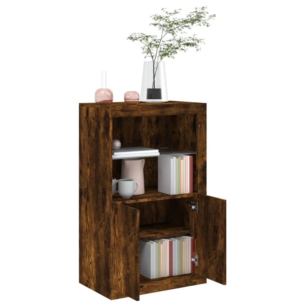 Armadietto Con Luci Led In Legno Multistrato