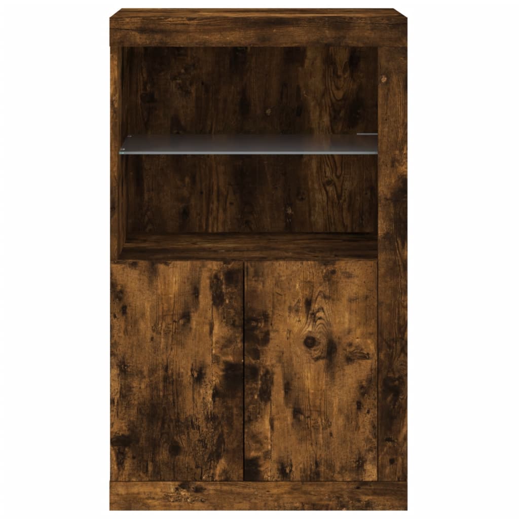 Armadietto Con Luci Led In Legno Multistrato