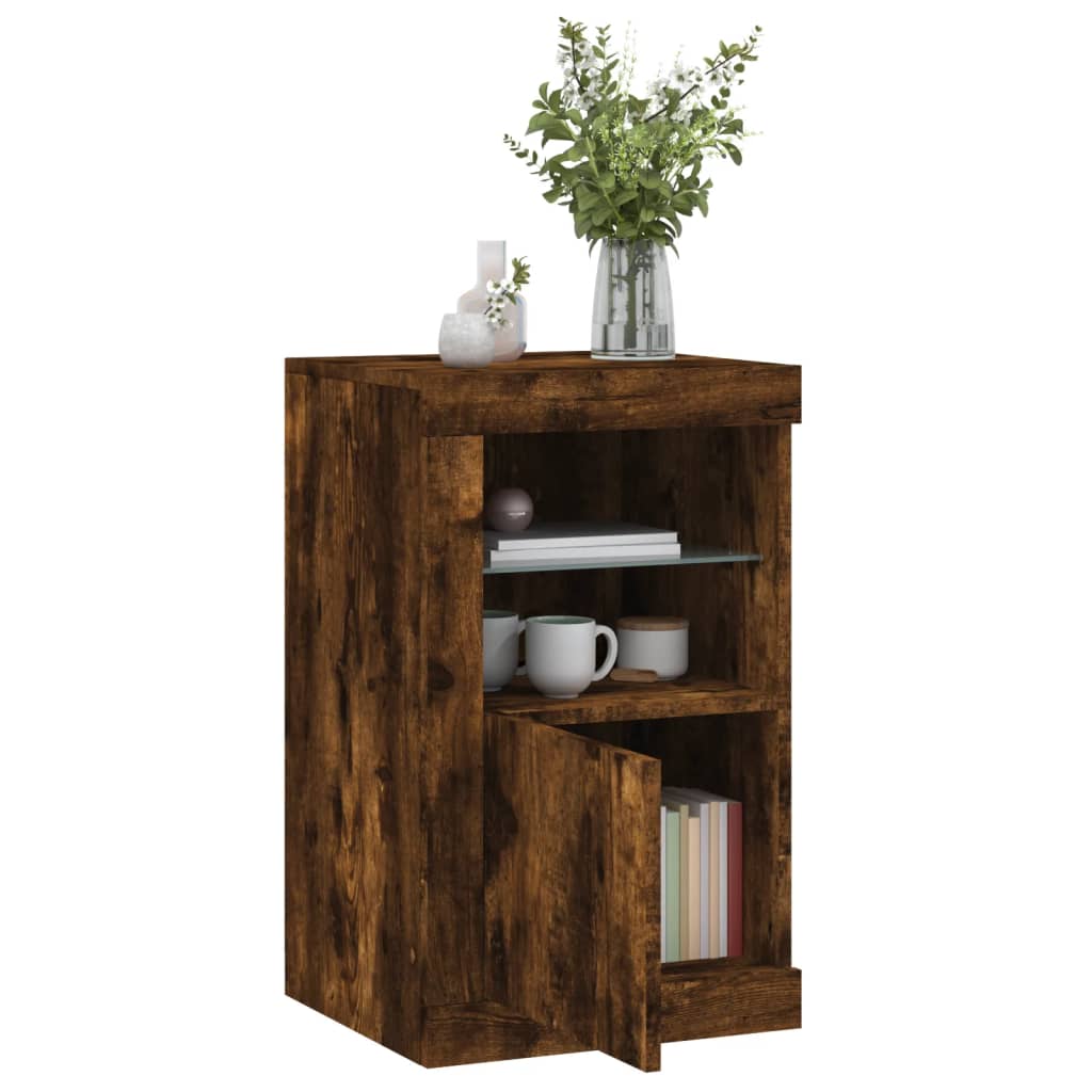 Armadietto Con Luci Led In Legno Multistrato