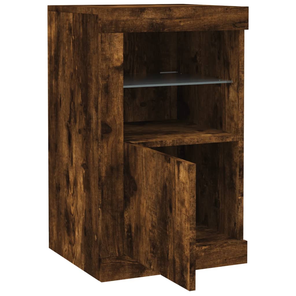 Armadietto Con Luci Led In Legno Multistrato