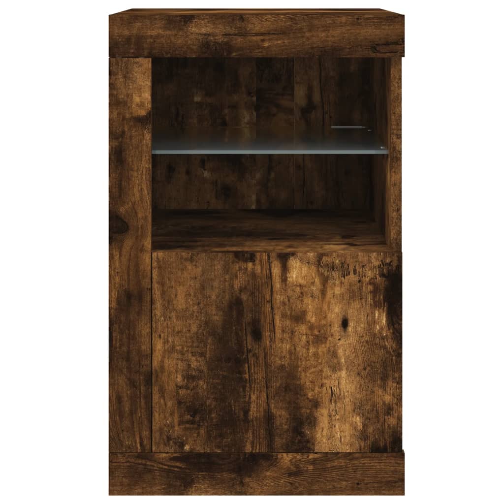 Armadietto Con Luci Led In Legno Multistrato