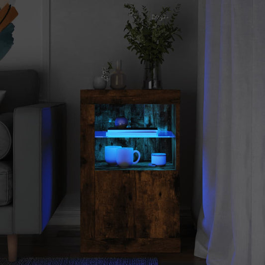 Armadietto Con Luci Led In Legno Multistrato