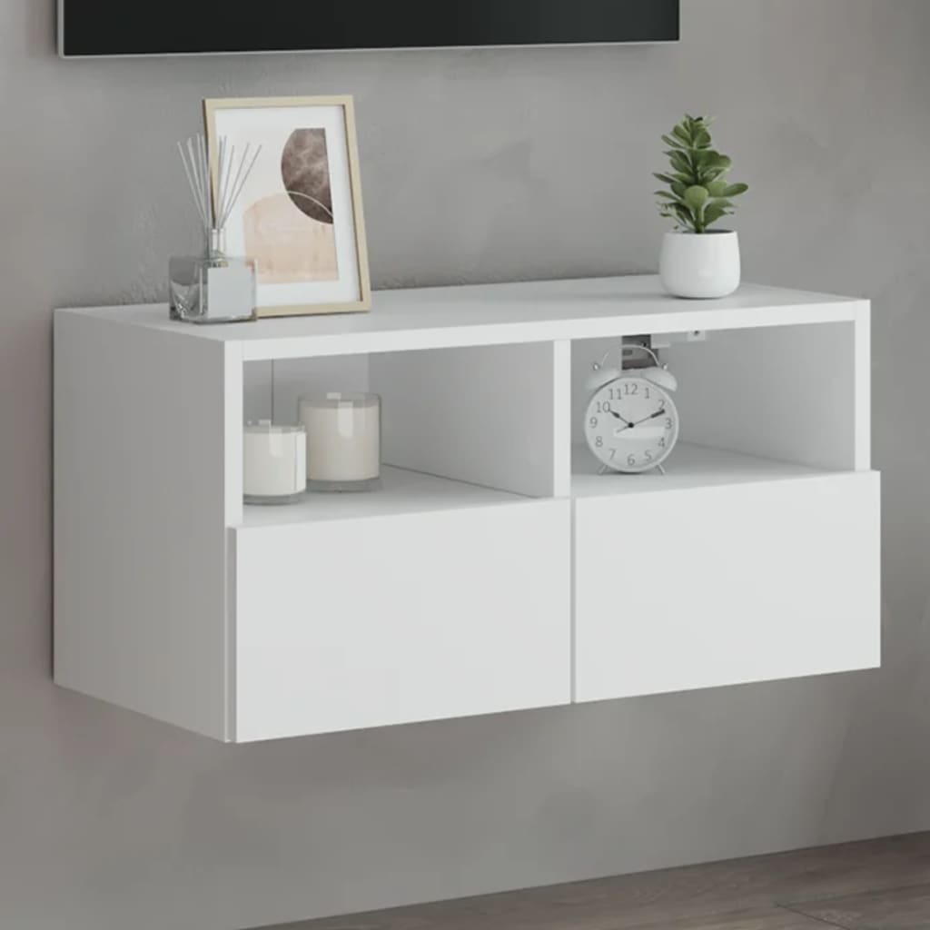Mobile Tv A Parete 60X30X30 Cm Legno Multistrato