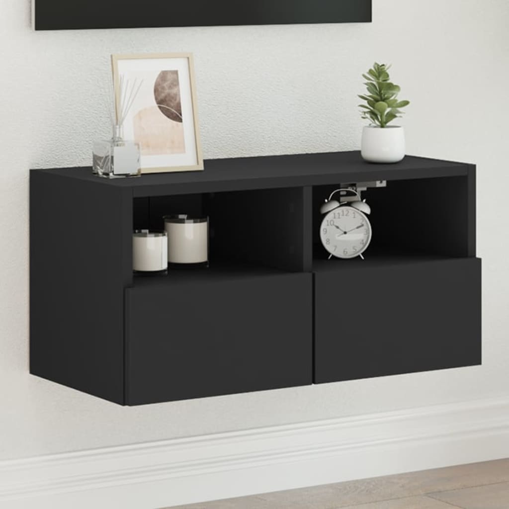 Mobile Tv A Parete 60X30X30 Cm Legno Multistrato