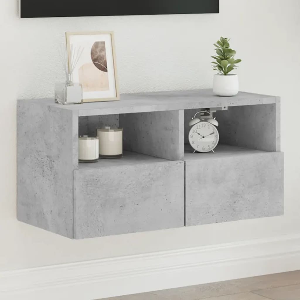 Mobile Tv A Parete 60X30X30 Cm Legno Multistrato
