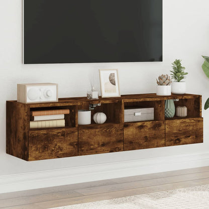 Mobile Tv A Parete 60X30X30 Cm Legno Multistrato