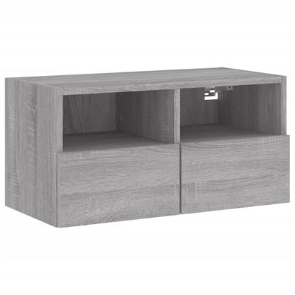 Mobile Tv A Parete 60X30X30 Cm Legno Multistrato