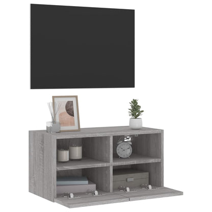 Mobile Tv A Parete 60X30X30 Cm Legno Multistrato