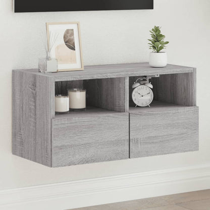 Mobile Tv A Parete 60X30X30 Cm Legno Multistrato