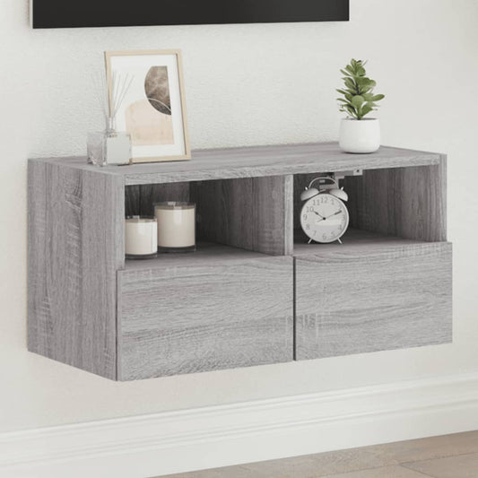 Mobile Tv A Parete 60X30X30 Cm Legno Multistrato