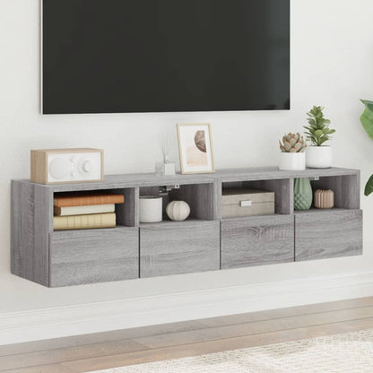 Mobile Tv A Parete 60X30X30 Cm Legno Multistrato