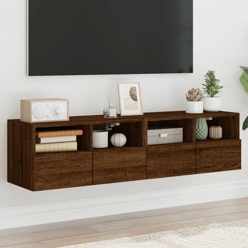 Mobile Tv A Parete 60X30X30 Cm Legno Multistrato