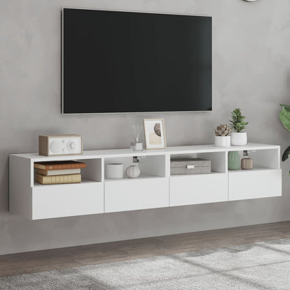 Mobile Tv A Parete 60X30X30 Cm Legno Multistrato