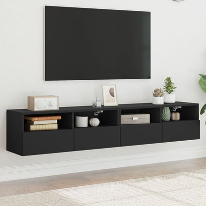 Mobile Tv A Parete 60X30X30 Cm Legno Multistrato
