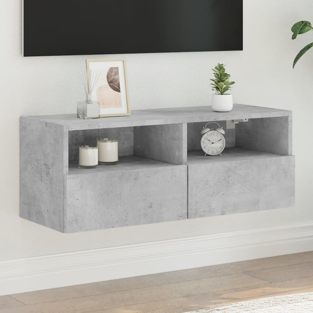 Mobile Tv A Parete 60X30X30 Cm Legno Multistrato