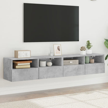 Mobile Tv A Parete 60X30X30 Cm Legno Multistrato