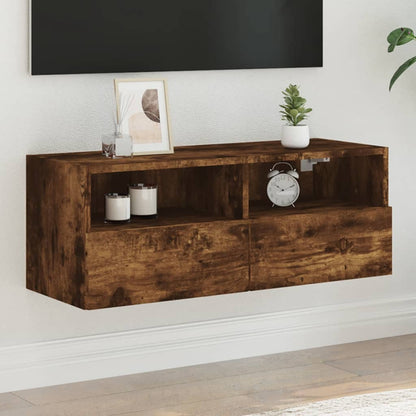 Mobile Tv A Parete 60X30X30 Cm Legno Multistrato