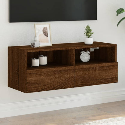 Mobile Tv A Parete 60X30X30 Cm Legno Multistrato