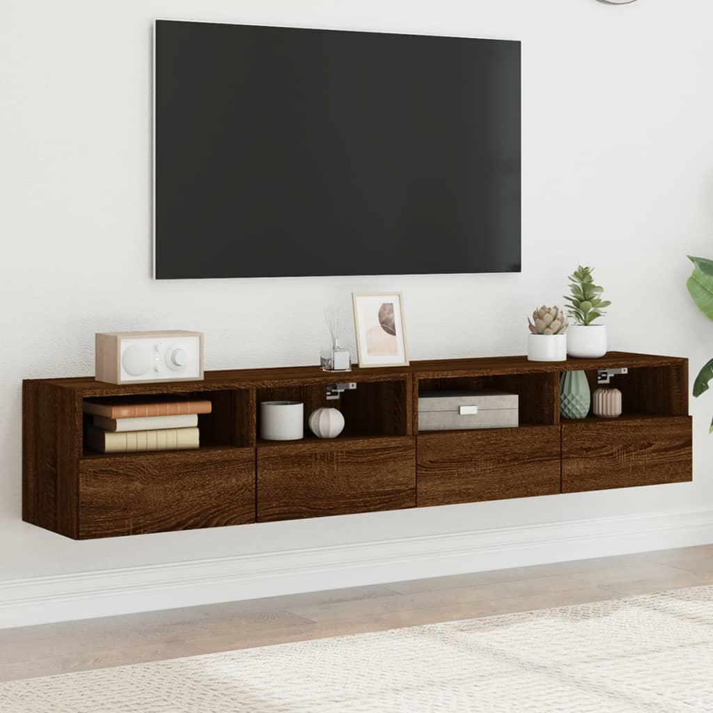 Mobile Tv A Parete 60X30X30 Cm Legno Multistrato