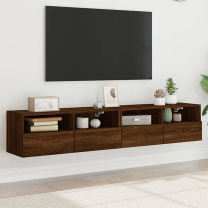 Mobile Tv A Parete 60X30X30 Cm Legno Multistrato