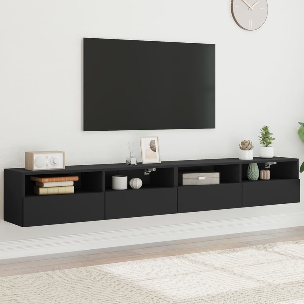 Mobile Tv A Parete 60X30X30 Cm Legno Multistrato