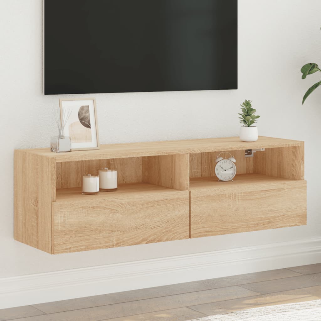 Mobile Tv A Parete 60X30X30 Cm Legno Multistrato