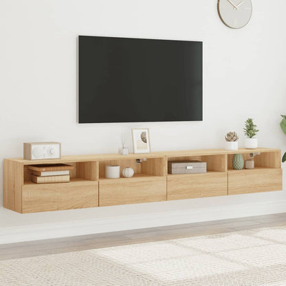 Mobile Tv A Parete 60X30X30 Cm Legno Multistrato