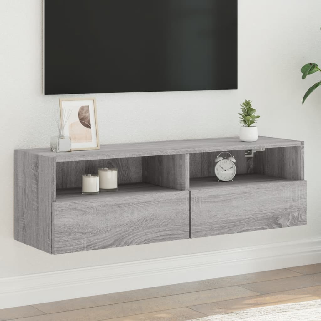 Mobile Tv A Parete 60X30X30 Cm Legno Multistrato