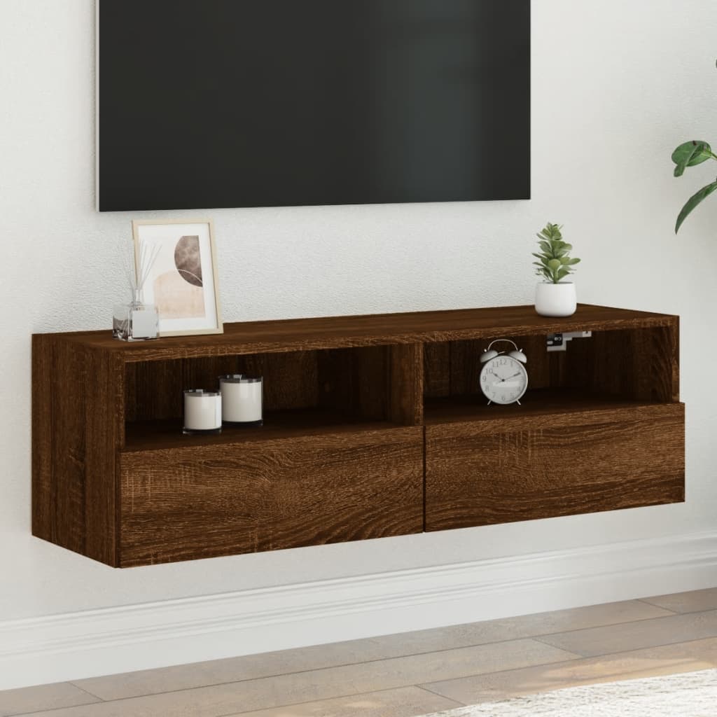 Mobile Tv A Parete 60X30X30 Cm Legno Multistrato