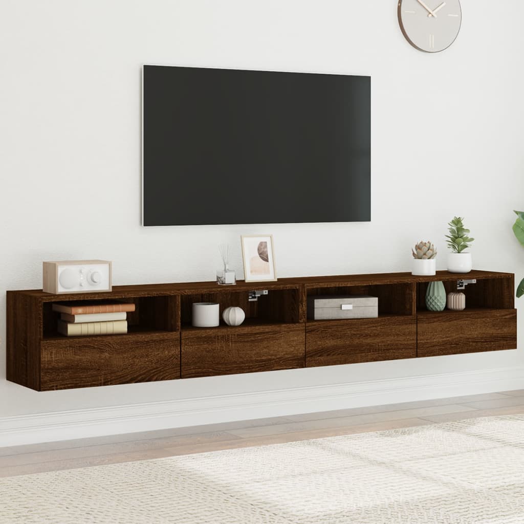 Mobile Tv A Parete 60X30X30 Cm Legno Multistrato