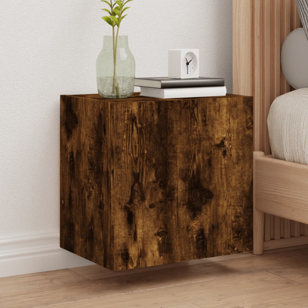 Mobili Tv Muro 2Pz 40,5X30X60Cm Legno Multistrato