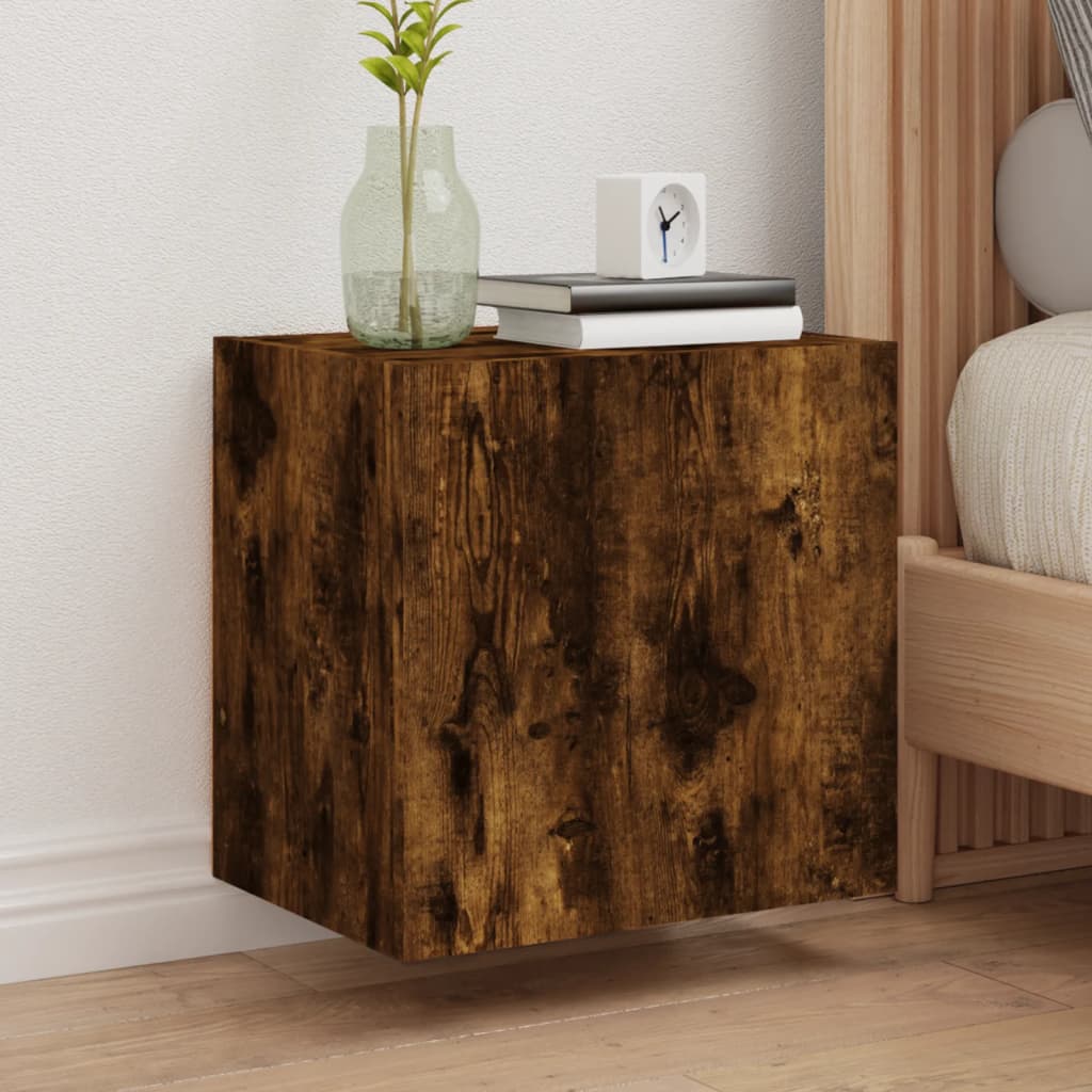 Mobili Tv Muro 2Pz 40,5X30X60Cm Legno Multistrato