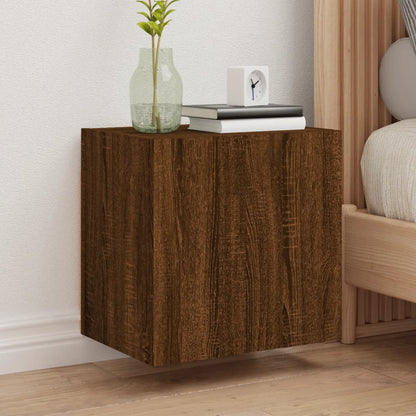 Mobili Tv Muro 2Pz 40,5X30X60Cm Legno Multistrato