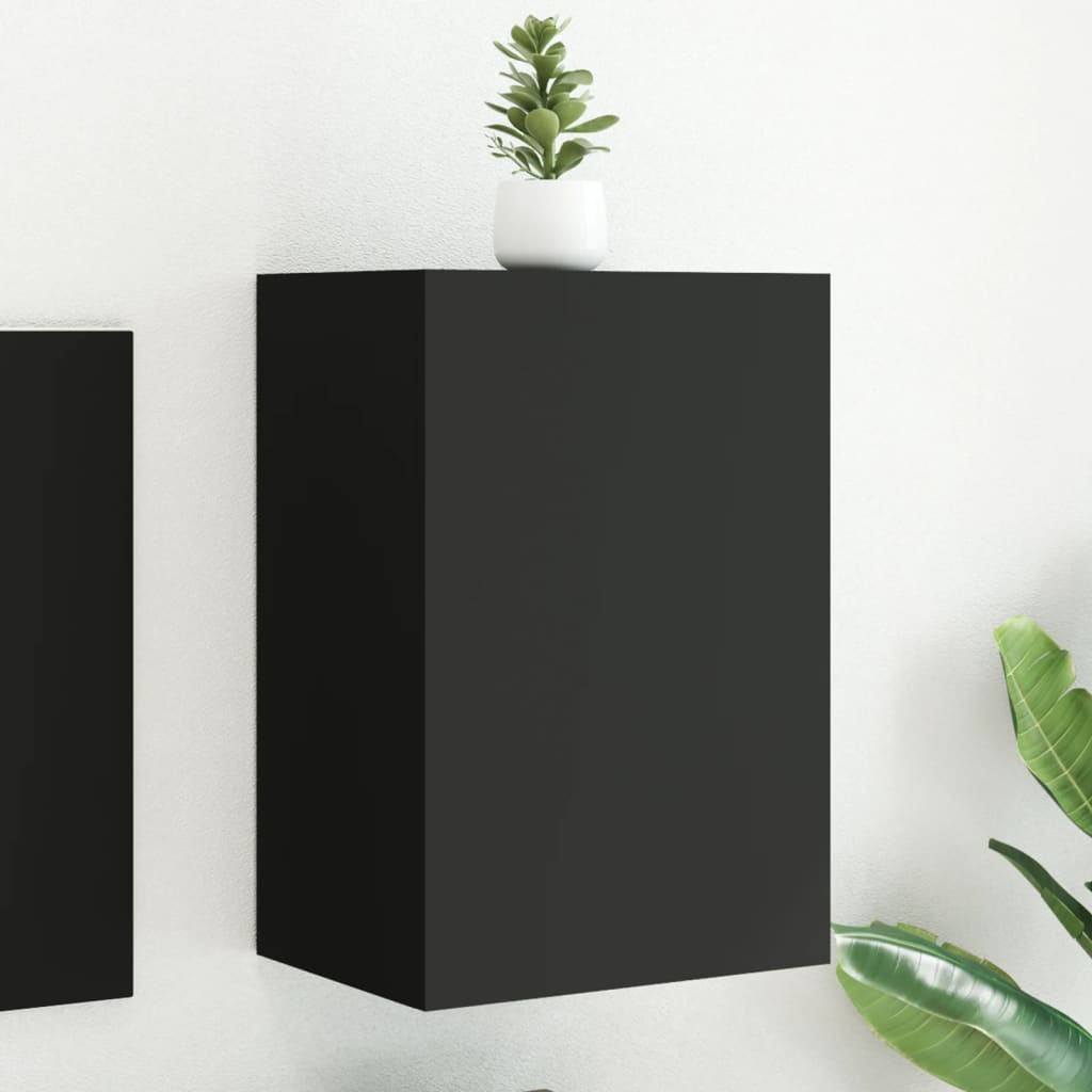 Mobili Tv Muro 2Pz 40,5X30X60Cm Legno Multistrato