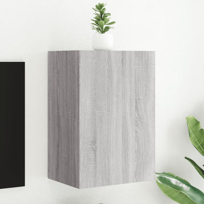 Mobili Tv Muro 2Pz 40,5X30X60Cm Legno Multistrato