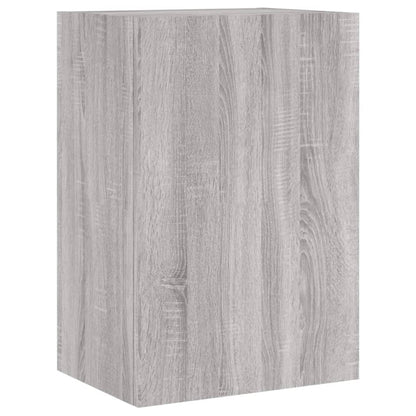 Mobili Tv Muro 2Pz 40,5X30X60Cm Legno Multistrato